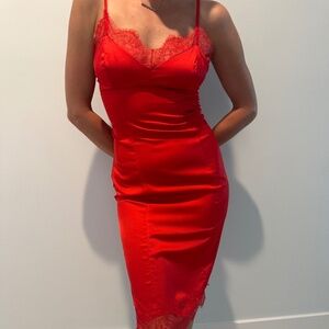 Lady in red